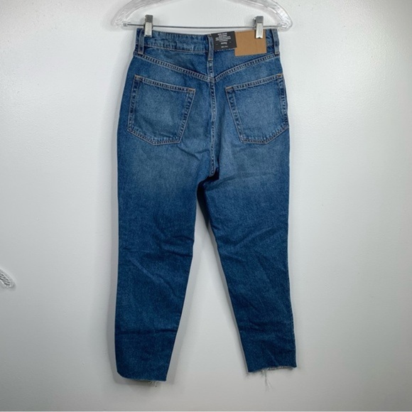 NWT H&M Divided Mom Jean High Rise Ripped Size‎ 6. Ankle Length - Picture 5 of 10